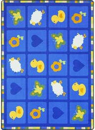 Joy Carpets Kid Essentials Spring Things Blue